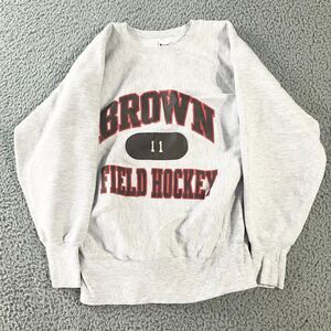 VTG Champion Reverse Weave Sweatshirt‎ Small Brown University Field Hockey USA